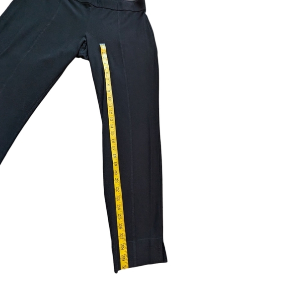 Eileen Fisher High Waist Slim Crop Black Washable Stretch Crepe Pant Women XL - Picture 6 of 15